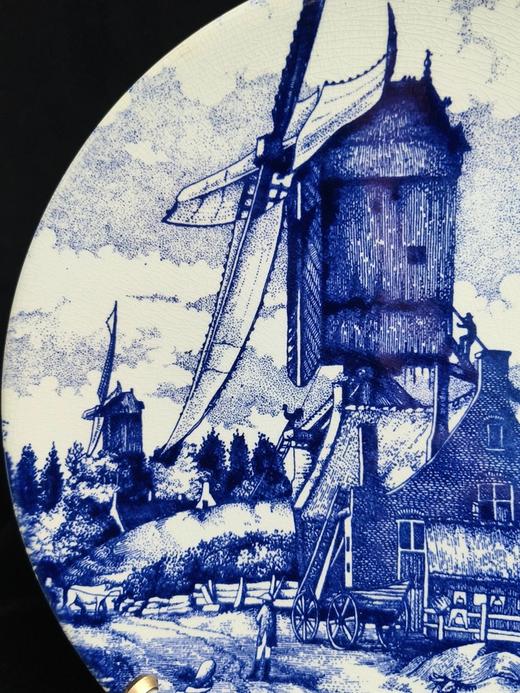 荷兰代尔夫特蓝陶赏盘，四季 商品图6