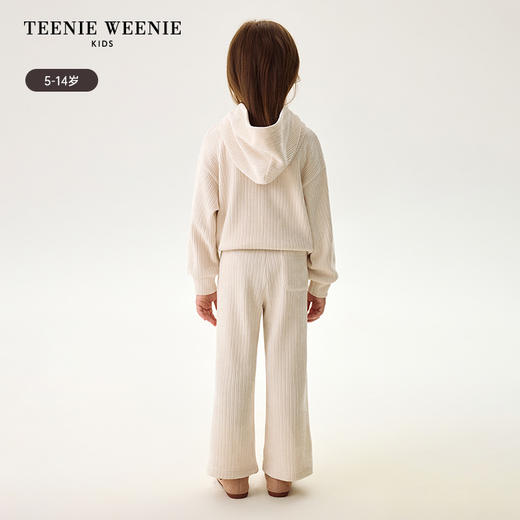 TeenieWeenie Kids小熊童装秋冬童宽松直筒雪尼尔阔腿裤TKTM248953I 商品图3