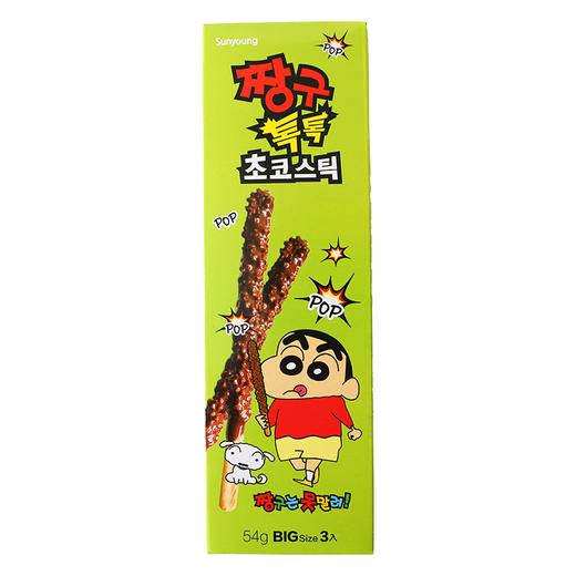 韩国 Sunyoung 跳跳糖巧克力饼干棒54g 商品图0