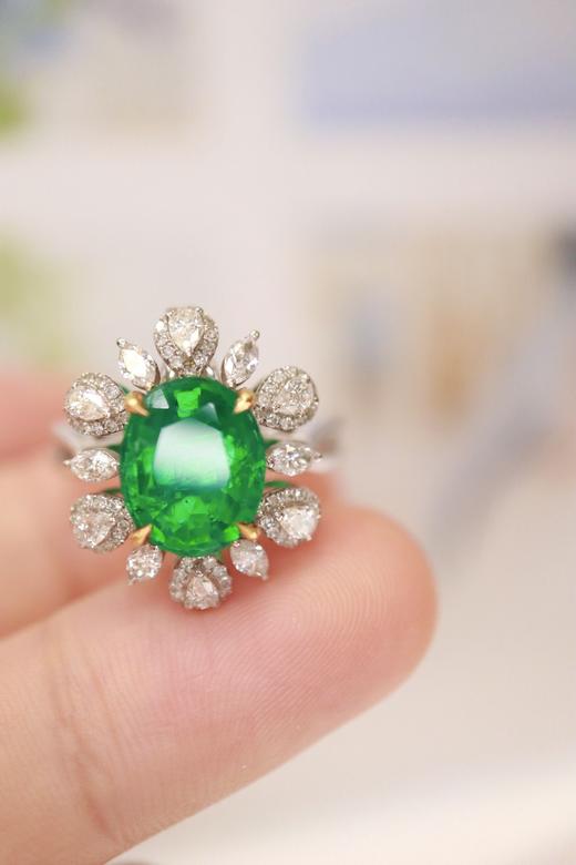 2.42ct 祖母绿戒指吊坠 商品图6
