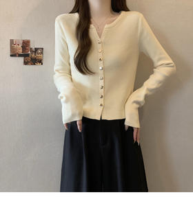 【2024秋冬针织衫】佐姿莎 针织毛衣开衫外套合集 V领/圆领  春秋冬3季可穿