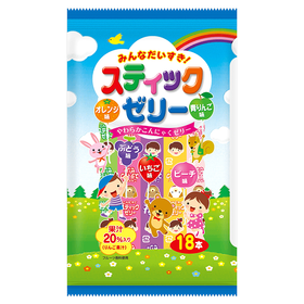 日本 理本条状果冻5种水果味（18条）262.8g