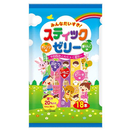日本 理本条状果冻5种水果味（18条）262.8g 商品图0