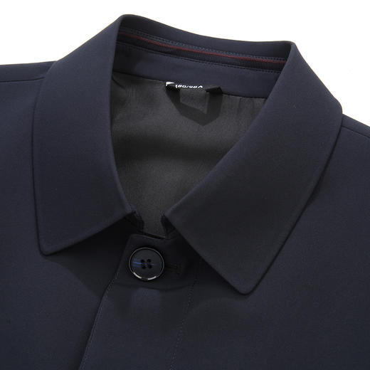 【新款DWP】大依优型大码翻领夹克外套风衣加肥加大肥佬休闲商务上衣男士胖子 商品图1