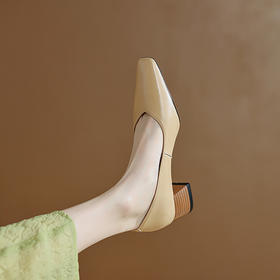 【预售5天】中跟单鞋女鞋子淑女质感皮鞋秋季职场工作鞋NJMK&K161