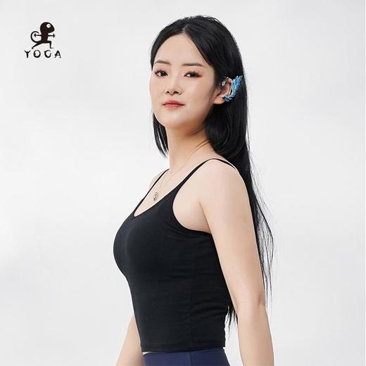 壁虎瑜伽【2108SY066】纯棉大U美背背心（一体式胸垫）【七十二小时发货】 商品图7