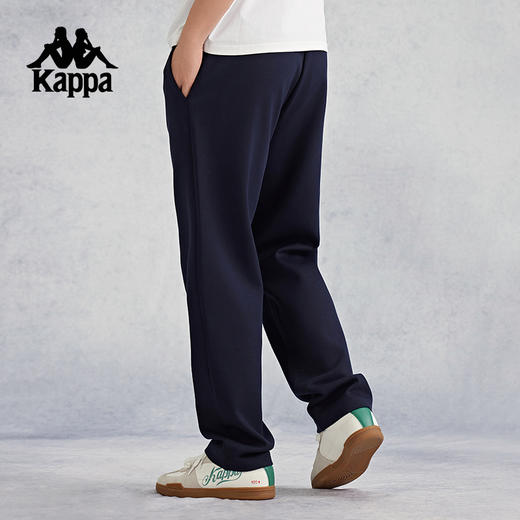 Kappa卡帕背靠背运动跑步长裤男2024新款夏季直筒裤子男款休闲裤K0E52AK21 商品图3