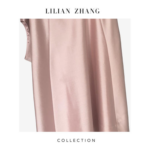 定制—轻礼服—Lady挚爱、法式A摆丝毛宴会场合连衣裙礼服裙 2201044 商品图3