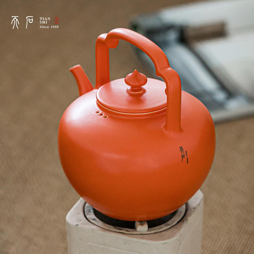 问鼎天石系列燕领红吴经提梁壶 商品图1