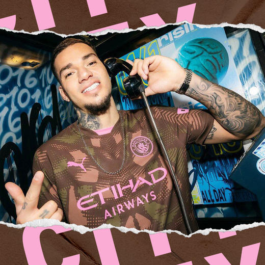 小李子PUMA彪马24-25赛季曼城主场球迷版球衣短袖成人男775107 41 商品图1