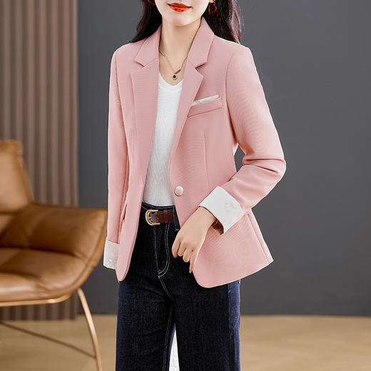 新中式国风西装外套，显瘦休闲气质短款西服HR-8516 商品图2