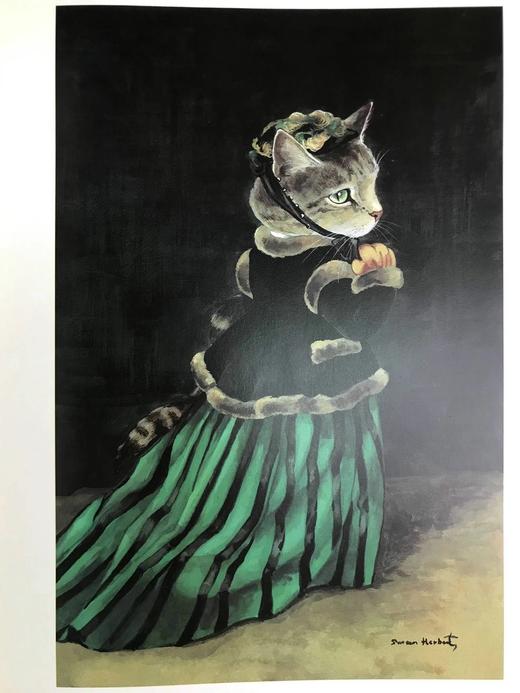 猫咪版印象派画集 31幅彩色插图 精装大16开 商品图13