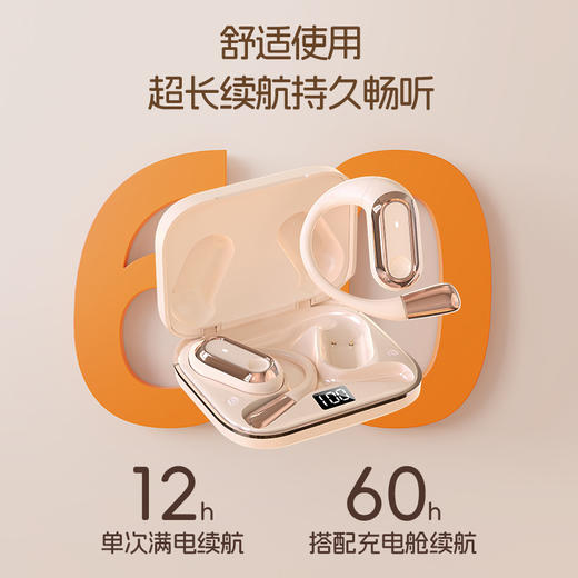 2024新款智能AI语音耳机OWS挂耳式S108蓝牙耳机超长续航降噪 商品图4
