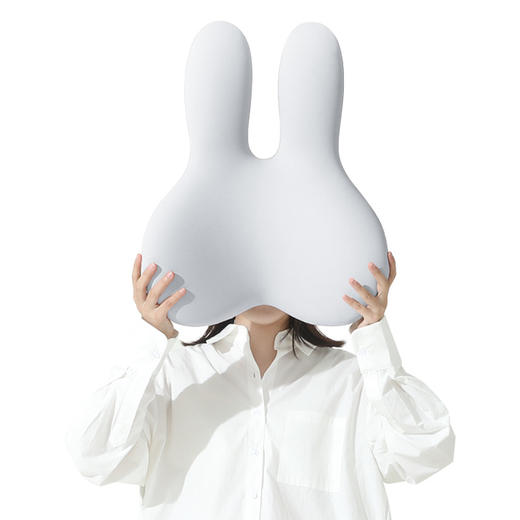 Hnos西诺思大头兔兔子腰靠办公室椅子靠背汽车护腰记忆棉靠垫靠枕 商品图5