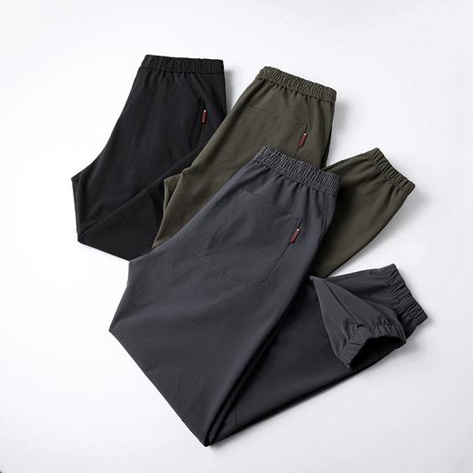 【新款DK】大依优型大码松紧腰直口束口休闲运动裤卫裤休闲裤加肥加大运动长裤胖子裤子 商品图2