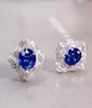 1.6ct 蓝宝石耳钉 商品缩略图3