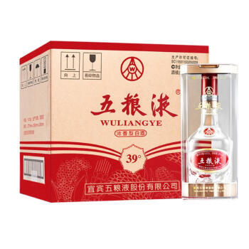 五粮液  39度 浓香型白酒 500ml*6 原箱 年份随机【名酒鉴真】 商品图1