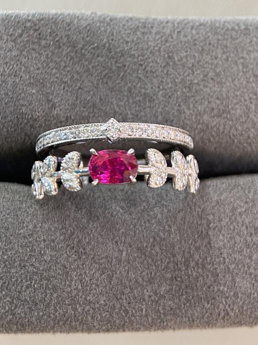 0.67ct 5.256g 红宝石排戒 商品图3