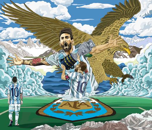 The Insane Artists 整幅画里布 商品图10