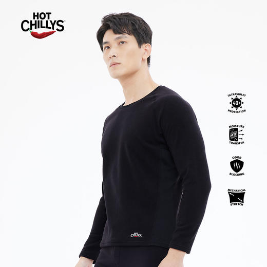 HOTCHILLYS热椒10级男冬户外运动抓绒滑雪速干保暖功能内衣4611 商品图4