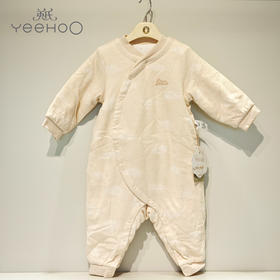 英氏-内衣类（秋）G3静有机夹棉襟蛤白沙米黄66CM