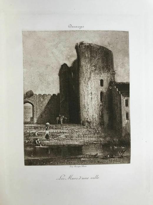 【法语】37*29cm工坊特装本！1912年 卡卡诺侯爵夫人艺术品收藏图集 近百幅版画插图 真皮精装 商品图14