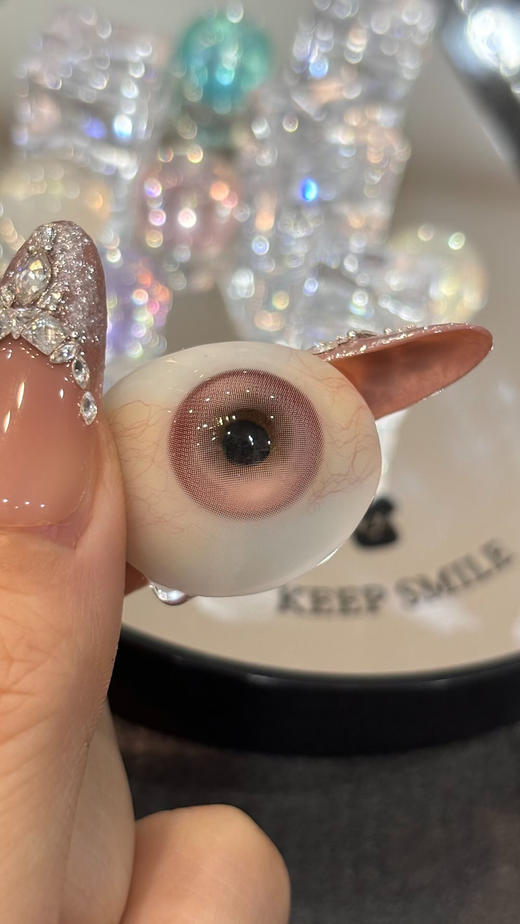 Puppbuli 纯爱女主 半年抛 两片 14.5mm 参考着色 13.8mm 基弧 8.6 含水 40% 新锐国货 商品图3