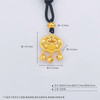 【限时克减150元，工费7折】足金999.9 #小红书 古法黄金挂绳双面镂空福字铃铛如意福字锁包吊坠网红锁包（含珠子）(ANWZGFDZ00312-7)（预售产品下单后不退款不退货不换货不补差价） 商品缩略图4