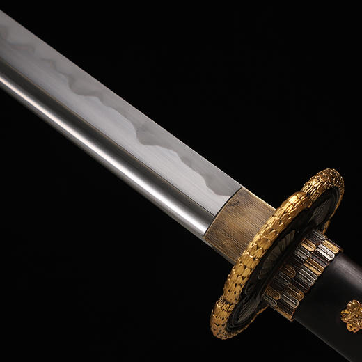 丹凤唐横刀剑 手工传统一体刀剑花纹钢刀剑龙泉沈广隆宝剑 未开刃 商品图3