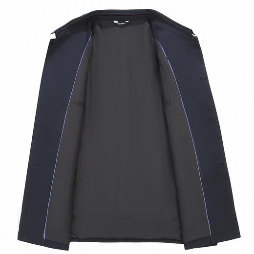 【新款DWP】大依优型大码翻领夹克外套风衣加肥加大肥佬休闲商务上衣男士胖子 商品图4