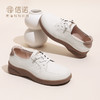 信诺 真皮舒适女鞋 2024新款秋季百搭小白鞋平底软底妈妈休闲板鞋Q2023-5 商品缩略图7