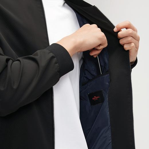 柒牌男士棒球领夹克2024秋季新款商务休闲中青年通勤满身印花外套	127K70150 商品图2