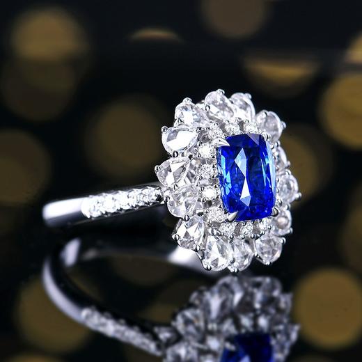 2.09ct 6.64g 蓝宝石戒指吊坠 商品图2