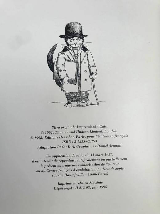 猫咪版印象派画集 31幅彩色插图 精装大16开 商品图4