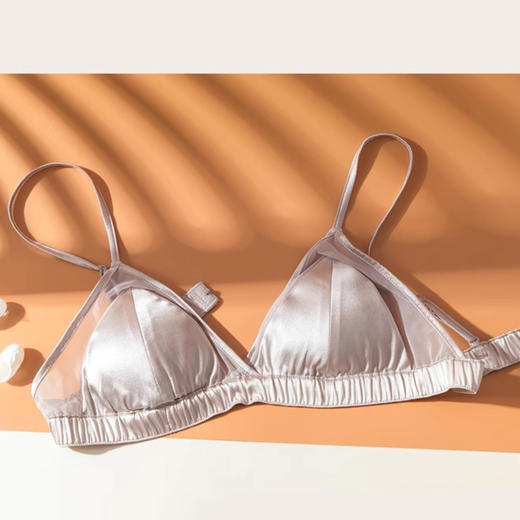 裁缝学苑AS315缎面法式内衣女三角杯无钢圈文胸纸样女装薄款胸罩样板 商品图3