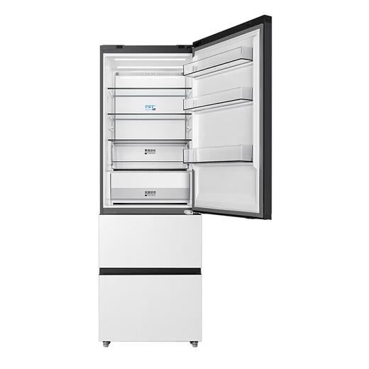 美的（Midea）60cm薄系列400升意式多门三门超薄可嵌入家用智能电冰箱BCD-400WUTGPZM(E)玉霜白 商品图5