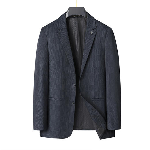 【新款DDS】大依优型大码男装两粒扣西服外套休闲商务加肥加大上衣男士正装潮 商品图2