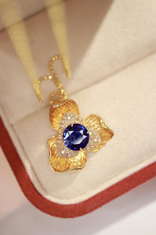 1.15ct 蓝宝石吊坠 商品图6