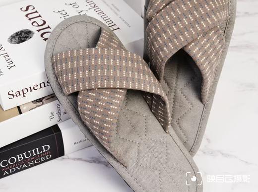 布艺拖鞋INS交叉系列-紫色（S35-36） 商品图0