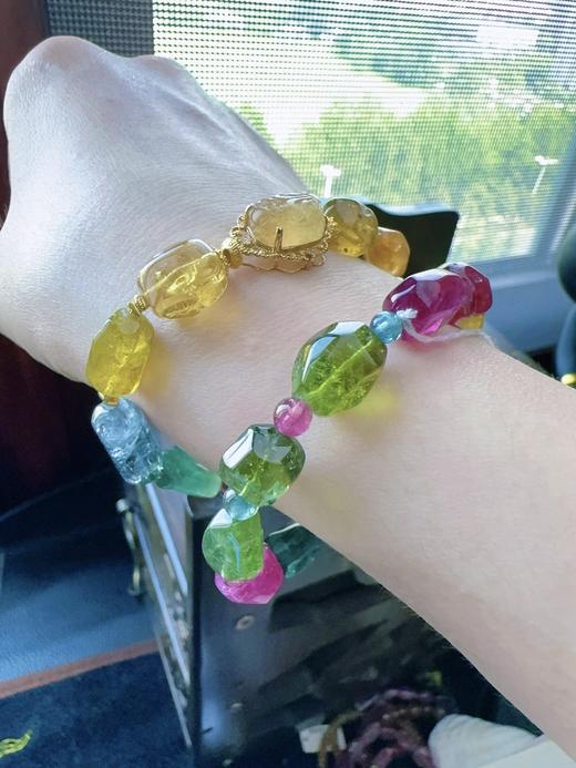 37.32g 原石碧玺手链 商品图8