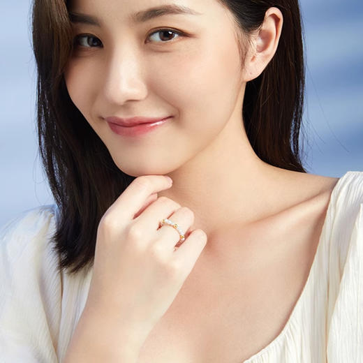Winy925纯银小圆满珍珠戒指送女友闺蜜节日生日礼物 商品图5