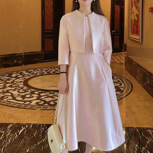 定制—轻礼服—Lady挚爱、法式丝毛短外套、古典浪漫优雅气质 2205009 商品图2