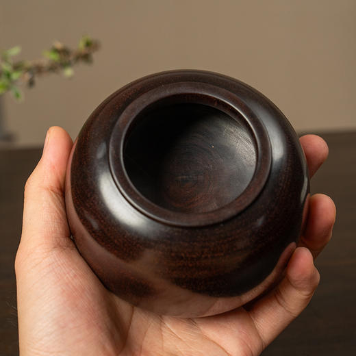 紫檀一木整挖水盂 商品图1