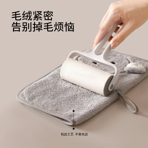 FaSoLa擦手巾挂式雪尼尔厨房加厚吸水速干毛巾卫生间卡通可爱抹布不掉毛 商品图3