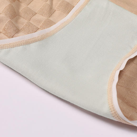 都市丽人内裤舒肤棉三角裤RC泡格提花拉架女士内裤LKT5H5 商品图8