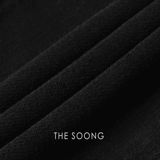THESOONG|黑长直靴裤|12.6安洗水加软中腰拉链黑色弹力牛仔裤HBNZ3520 商品图14