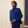 【婚礼季/毛料套西】柒牌西服男套装2025秋冬新款含羊毛商务正装西装礼服	127C71150 商品缩略图1
