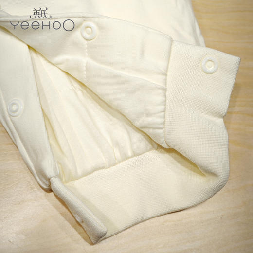 英氏-内衣类（秋）G3叠夹棉黄襟蛤,睡莲黄,80CM 商品图2