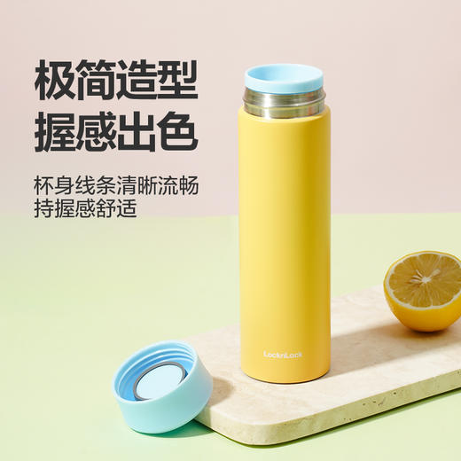 乐扣乐扣（LOCK&LOCK）缤纷马克杯304不锈钢保温保冷迷你随行水杯周年纪念款390mlLHC4015 商品图3