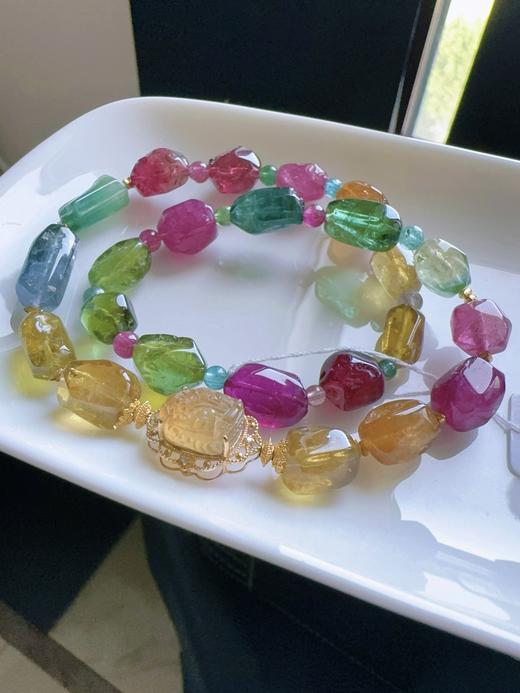 37.32g 原石碧玺手链 商品图2